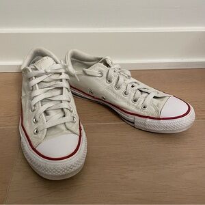 CONVERSE White Canvas Sneakers